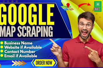 do an expertly google maps scraper b2b lead generation and business leads