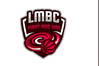 design a custom sports logo for your basketball, football