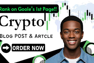 write seo optimized crypto, blockchain and blog articles