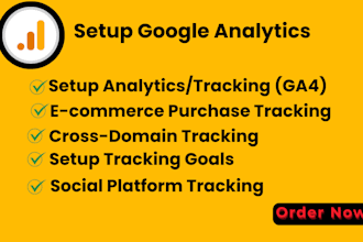 setup google analytics 4 and ga4 ecommerce tracking via GTM