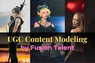 provide models to showcase your products for ugc content
