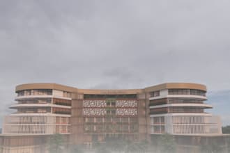 render realistic architectural model