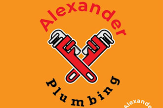 design a professional plumbing, heating oil, gas, or hvac logo