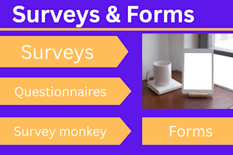 create online surveys, responsive form, quiz, questionnaire, survey form