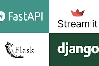 create web apps using flask, fastapi and streamlit