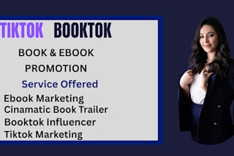 market your book or ebook on tiktok, booktok, and social media