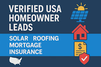 provide USA homeowner insurance leads life, auto, medicare, health, and aca
