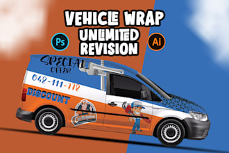 do van wrap design, vehicle wrap, car wrap, truck wraps