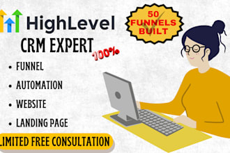 gohighlevel business workflow automation, gohighlevel funnel, sales landing page