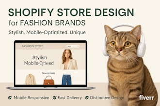 design a stylish shopify store for your fashion brands