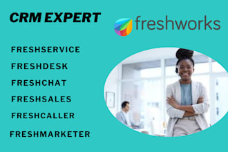 set up freshdesk, freshchat, freshcaller, and freshsales for your support