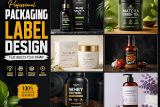 design professional product packaging design and packaging box design