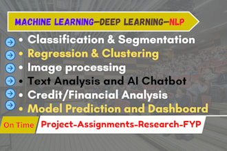 do deep learning, machine learning, nlp research assignments