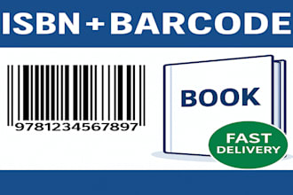 assign your book an isbn number with barcode from a canada publishing company