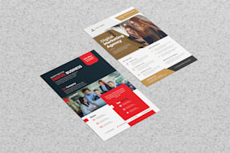 create professional business flyers  and promotional flyers