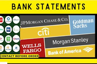 reconcile bank statement PDF to editable format