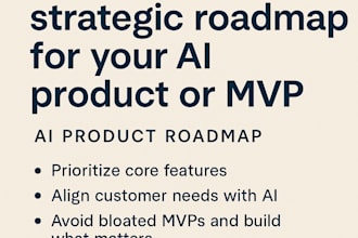 create a strategic roadmap for your ai product or mvp