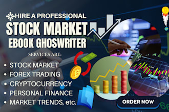 write business ebook, finance, stock market, investment, workbook, lead magnet