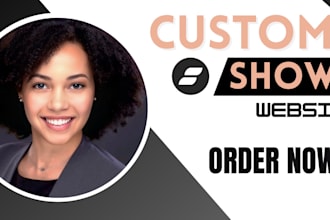 design a responsive showit website, update showit, redesign and customize showit