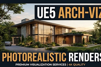 custom unreal engine 5 environments props, characters for games or video ads