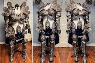 wearable 3d cosplay model diablo iv armor anime costume model 3d mask 3d print