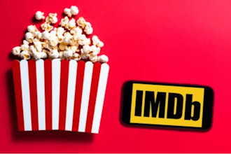 promote imdb profile, imdb page, imdb movie and improve rating starmeter rank