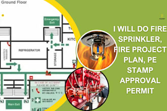 do fire sprinkler, fire project plan, pe stamp approval permit