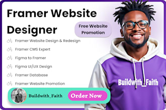 create framer website design using framer