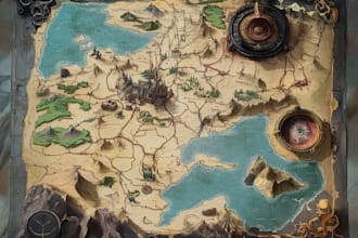 create custom fantasy maps for you