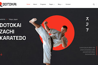 build squarespace martial arts website fitness gym website taekwondo website