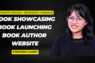 ddesign author website, ebook website, book author website, ebook landing page