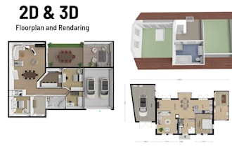create professional 2d and 3d floor plans and renderings using floorplanner
