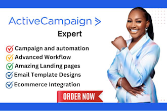 create activecampaign automation, email design, activecampaign landing page,form
