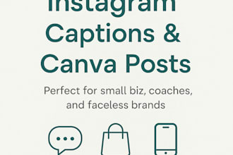 write engaging instagram captions and social media content for your brand