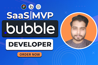 develop responsive bubble io website, saas mvp or bubble app