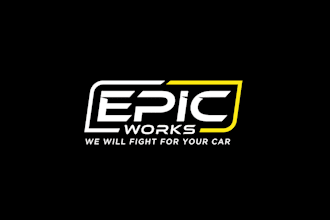 design luxurious automotive, repair, motor car logo