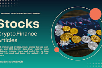 produce outstanding articles about stock market and crypto