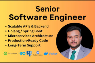 develop and integrate scalable rest apis in golang or java spring