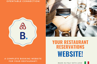 design an amazing website for your restaurant reservations