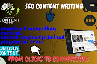write ai enhanced seo optimized blog posts and articles for engaging content