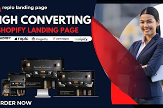 clone shopify replo landing page,shopify landing page on replo,pagefly gempages