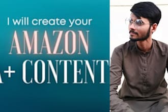 design eye catching amazon a plus content and ebc modules