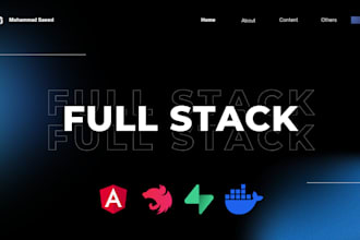 develop containered fullstack application
