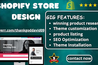 7 figure shopify store design, shopify dropsipping, shopify website development