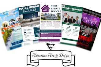 design creative party flyer, corporate flyer, business flyer, church flyer,