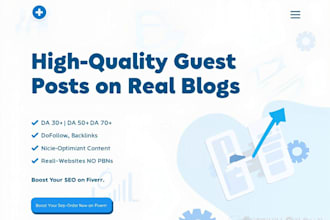 write and publish guest posts on niche relevant sites