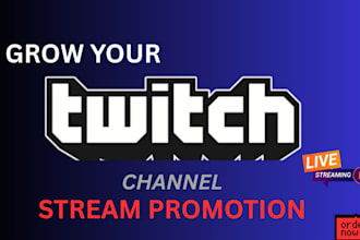 promote your twitch live stream to bring in more live viewers through marketing