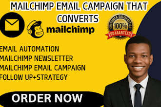 be your mailchimp expert for email campaigns and automation