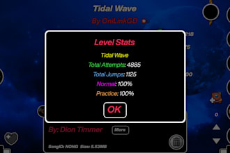 verify your geometry dash level any difficulty