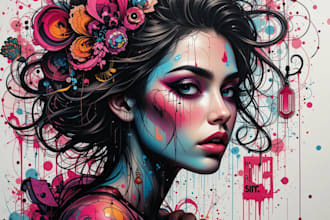 create a logo design in the dope style of graffiti